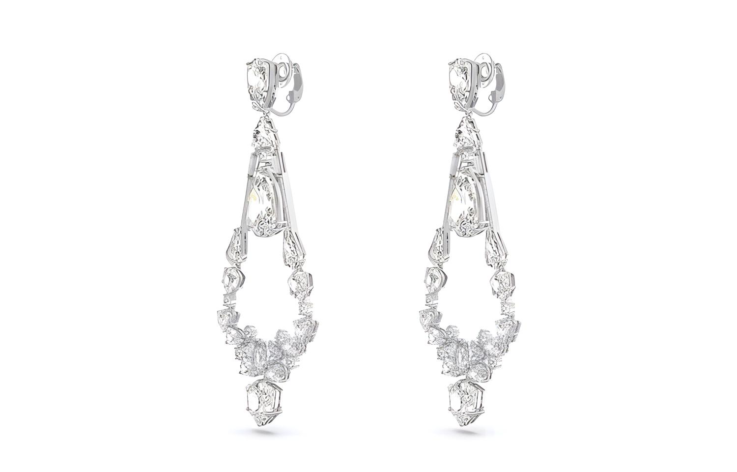 Swarovski Mesmera Hängeohrclips 5665827 Silver|F