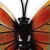 1Pc Iron Art Colorful Simulation Butterfly Pendant for Outdoor Garden Patio Background Wall Home Decoration Ornaments
