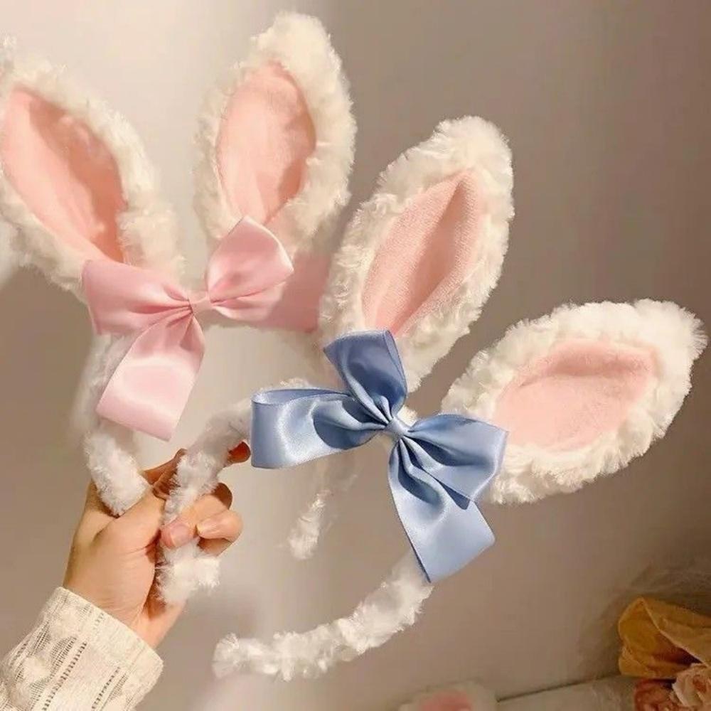 Party Props Hairband Charming Rabbit Ear Headband Easter Headband Playful Lolita Cosplay Headwear For Easter Egg Hunt Shows