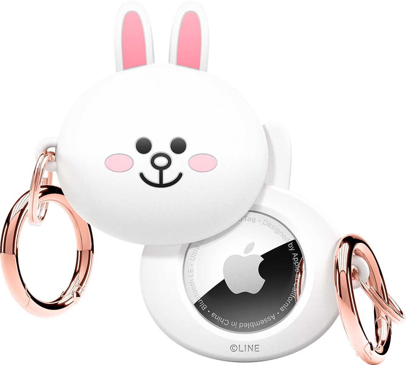[elago] AirTag 2 1 Compatible Case LINE Friends Officially Licensed One Size