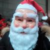 Santa Mask with Santa Hat and Beard Christmas Santa Costume Decorations Full Head Face Mask for Adult Christmas Party