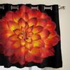 Flower Dahlia Windows Curtains Living Room Bedroom Window Treatments Household Kitchen Curtains