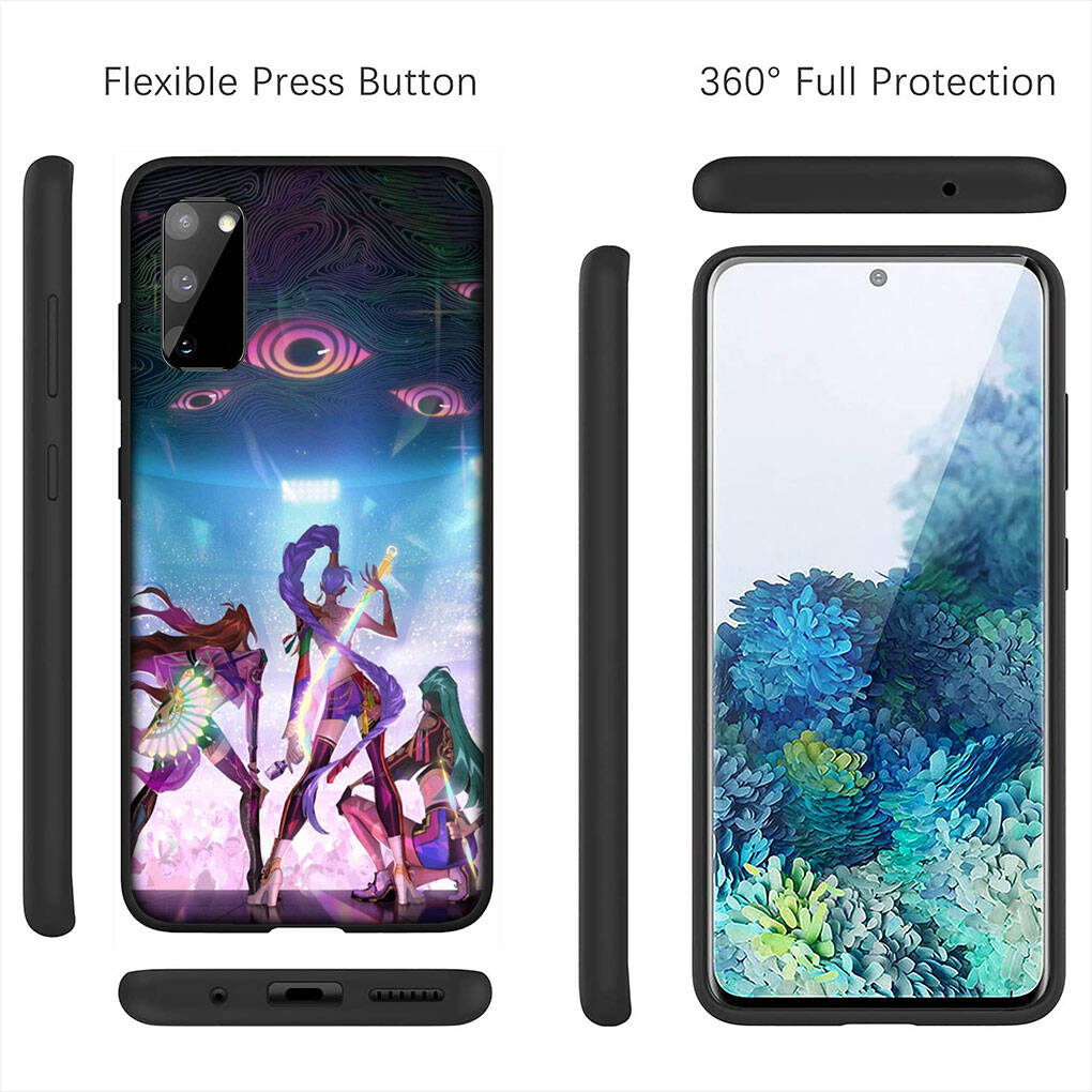 Für Samsung Galaxy S25 S24 S23 S22 Ultra FE Plus A17 A37 A57 A56 A55 A06 A16 A15 A36 A26 A35 A05 A25 A54 A34 Hülle Rumi KPopZoey Dämon X Jäger Mira