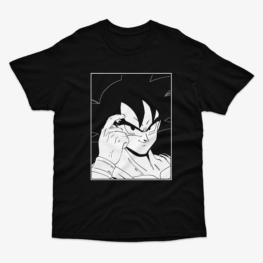 

Dragon Ball Z Son Goku Thinking Pose Anime Graphic T Shirt Japanese Manga Streetwear Cotton Oversized Tee S разноцветный