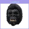Spooky Haunted House Decorative Props Featuring A Realistic Gorilla Dress Hood Mask For Halloween Celebrations