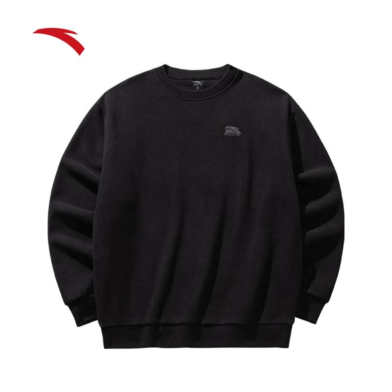 ANTA Men's Round Neck Fleece Sweatshirt