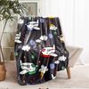 Cute Airplane Theme Printed Blanket - Perfect for Couch, Bed, Travel & Outdoor Use | Machine Washable, Cozy & Durable.
