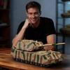 12GO-97025 Camouflage Edition Heavy Tank Building Blocks Model Toy for Boys
