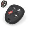 4 Buttons Key Fob Cover Jacket Silicone Key Protector Case For Gmc Buick Lesabre Cadillac Pontiac Chevrolet