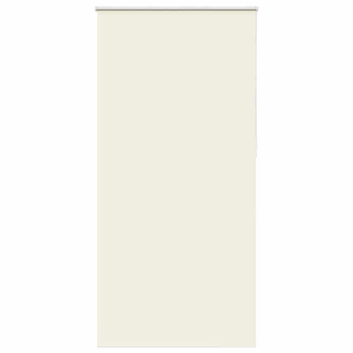 VidaXL Roller Blind Blackout Off-white 110x210 Cm Fabric Width, Day and Night Blind, Kitchen Blind, Blind 4011702