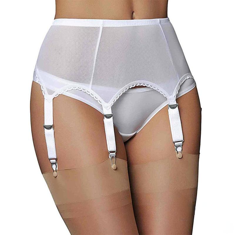Women Sexy Garters High Waist Mesh Suspender Sexy Garter Belt  Lady Elastic Femme Night Club Garter Halloween Lingerie
