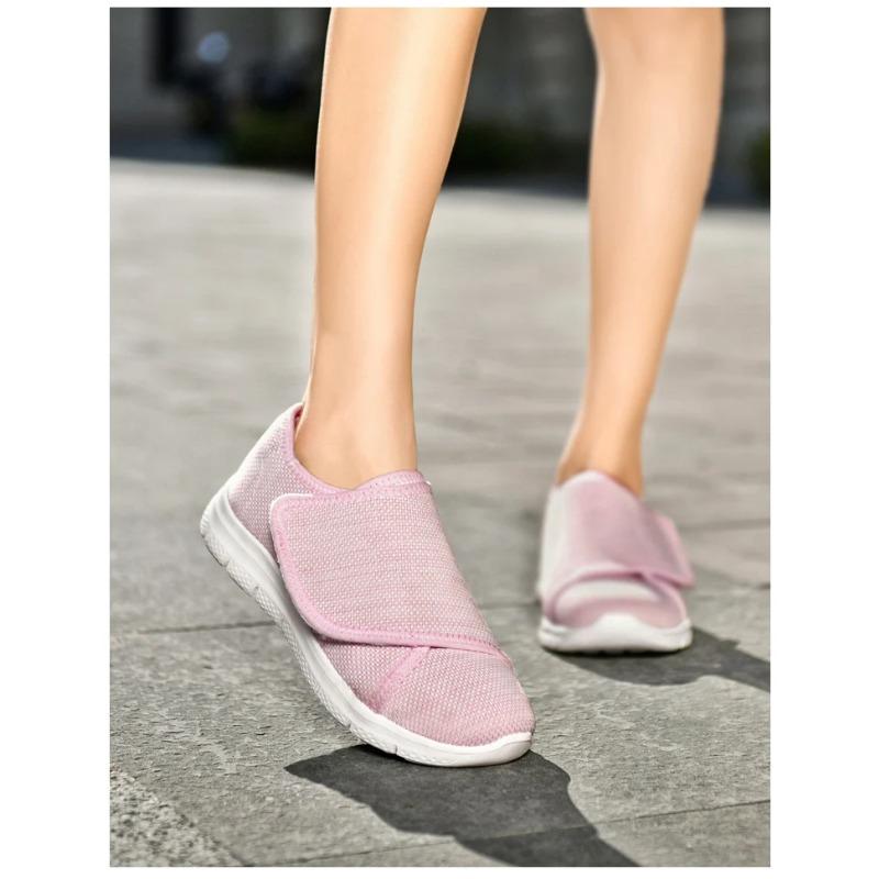 Women Orthopedics Wide Feet Swollen Walking Casual Shoes Thumb Eversion Adjusting Soft Comfortable Diabetic Man Shoes Big Size