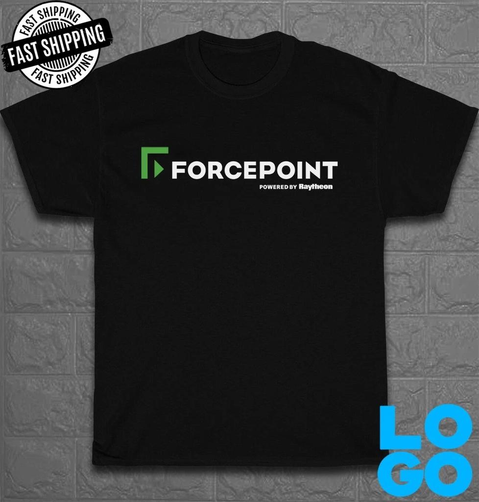 New Forcepoint By Raytheon Logo Men's Funny T-Shirt Made In USA Size S To 5XL