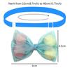 50/100PCS Lace Bow Ties for Small Dog Adjustable Dog Collar Cat Collar Cute Pompoms Bowties for Puppy Dog Grooming Accessories