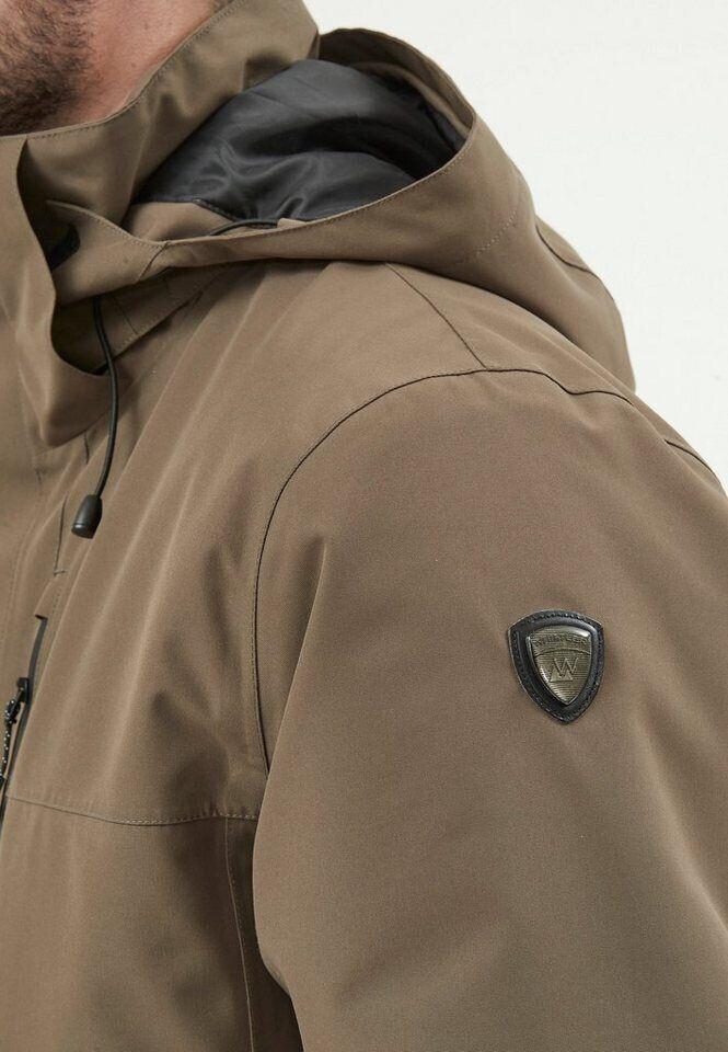 Зимняя куртка Whistler Parka Buron длинного кроя зеленого цвета