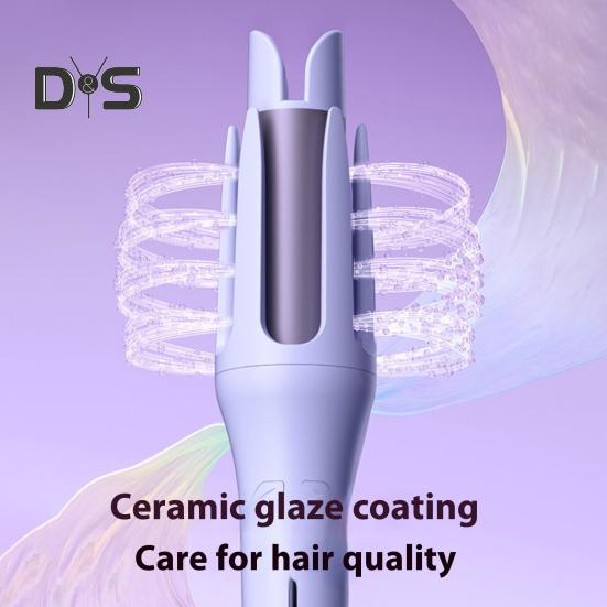 32MM Automatic Rotating Curling Iron Fast Heating Professional Hair Curler Portable Travel Negative Ions Electric Curling Wand Women Hair Styling