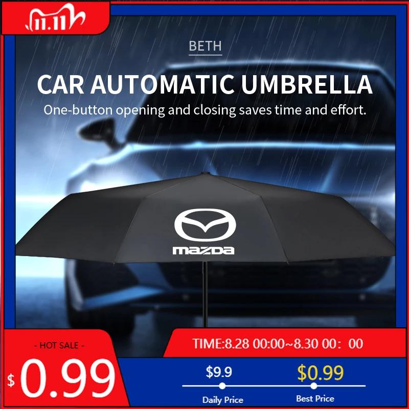 2025 Horký Styl Auta Přenosný Skládací Deštník Sluneční Clona Pro Mazda 3 Alexa CX30 CX-4 CX5 CX-5 CX8 CX-8 CX-30