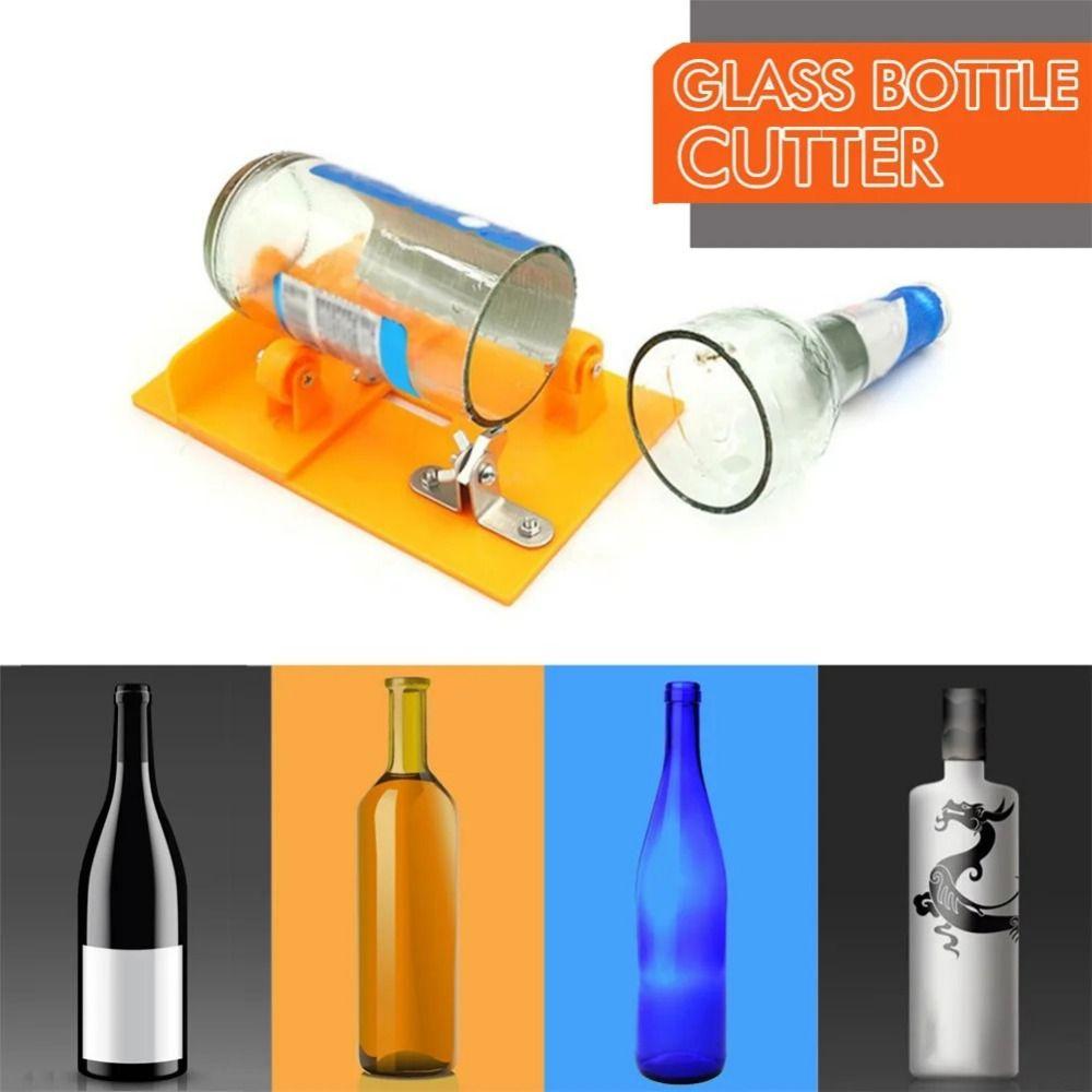 Hocheffiziente Glasflaschenschneidemaschine Verstellbare Größen Weinflaschenschneidewerkzeug Glasflasche