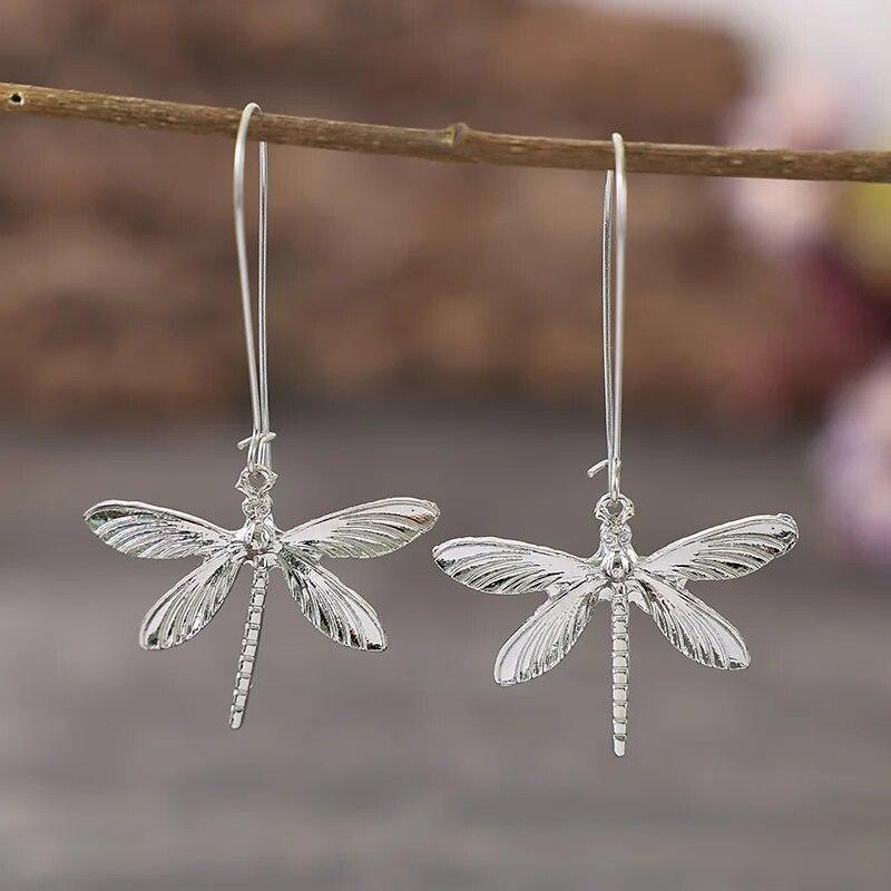 Vintage Ohrringe mit Mond-Katzen-Anhänger im ethnischen Stil für Damen, Retro blaue und grüne Strass-Tropfenohrringe, modischer Partyschmuck, Geschenke