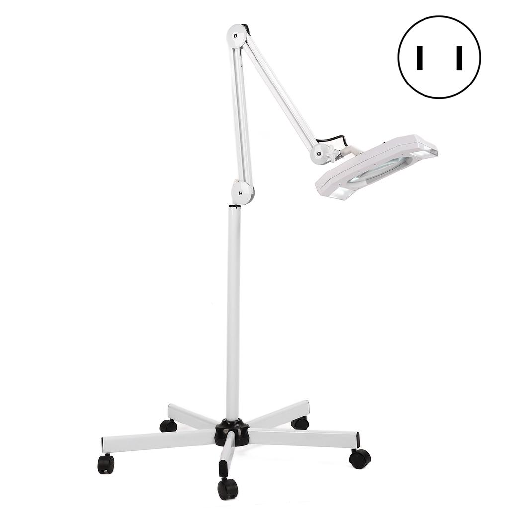 LED Magnifying Lamp 5X Natural Soft Light 28 LEDs Adjustment Height LED Cosmetic Lamp for Home