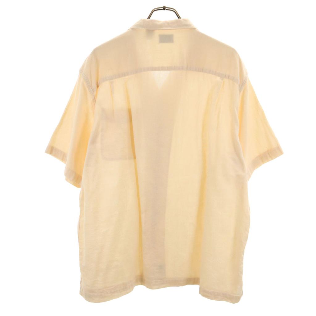 L.L.BEAN Short Sleeve Open Collar Shirt L Pale Orange Outdoors Men's Used