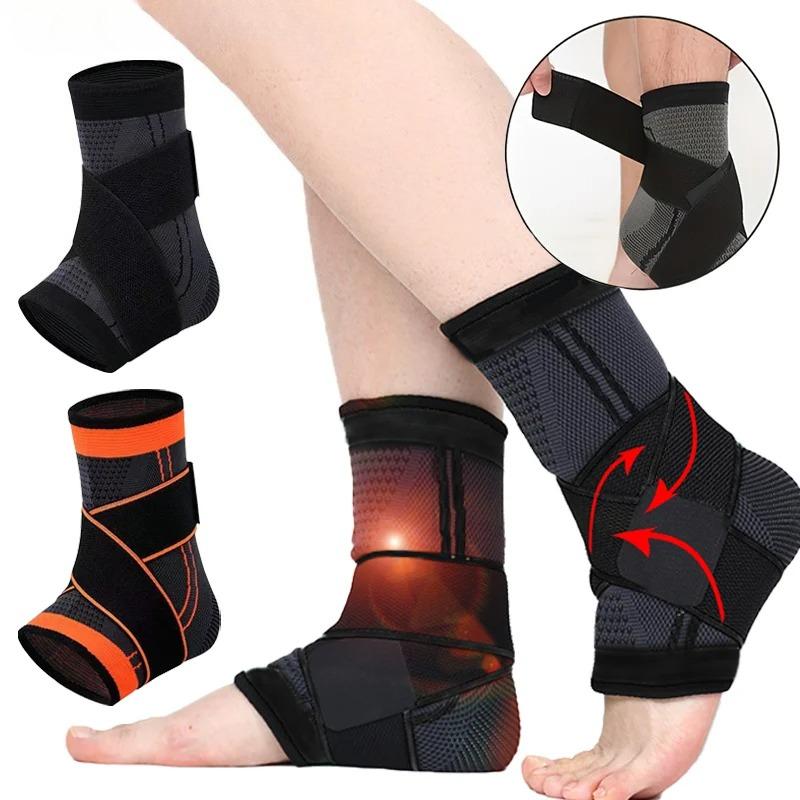 Unisex Ankle Support Brace For Sprains Strains Achilles Tendinitis Relief Running Basketball Soccer