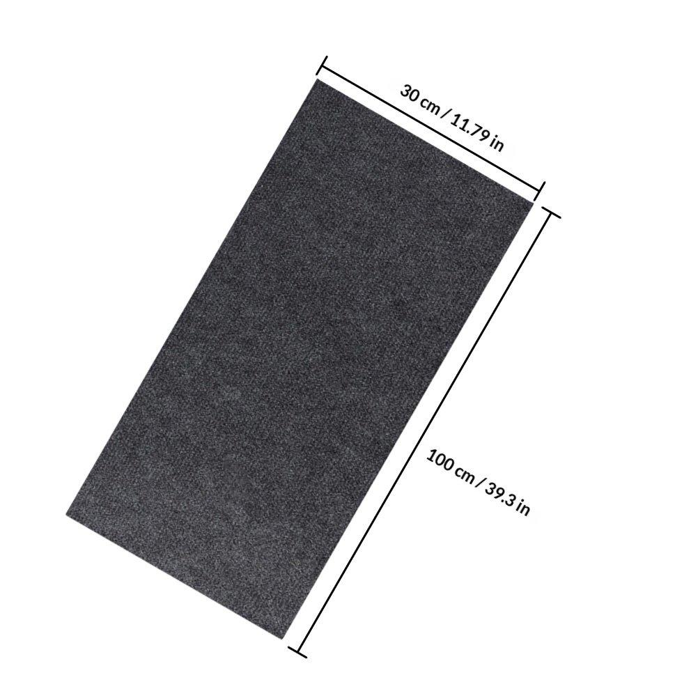 Self Adhesive Cat Scratching Mat Trimmable Gray Carpet Sofa Furniture Protector Indoor Cat Scratch Protection Speaker Box Carpet