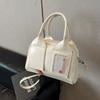 High-end niche silver bag women's new summer versatile messenger bag fashionable portable pillow bag