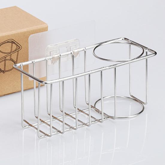 Suport Burete Organizator Caddy pentru Chiuveta de Bucătărie Capacitate Portantă Mare Design Gol Ușor de Instalat Raft Organizator Caddy pentru Chiuvetă