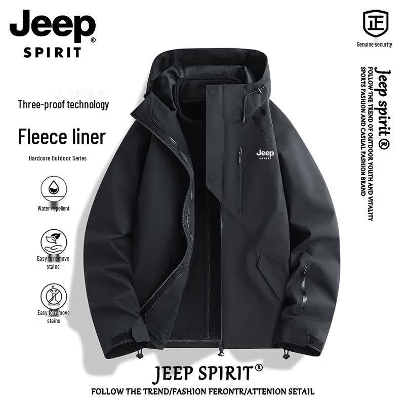 JEEP Men s 3-in-1 Outdoor Hiking Jacket XL
