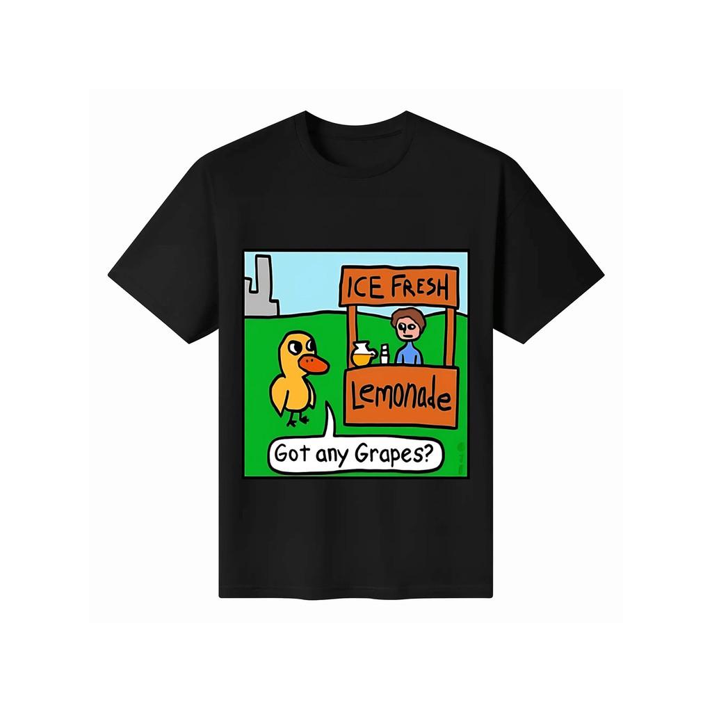 

Funny Duck Lce Fresh Lemonade Gets Any Grape T-Shirt S разноцветный
