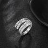 Personalizza Anello Dito Classico Regolabile Acciaio Inossidabile Gioielli Incidi 4 Nomi Donna Personalizza Elegante Anello Dito Semplice Minimalista Nuziale