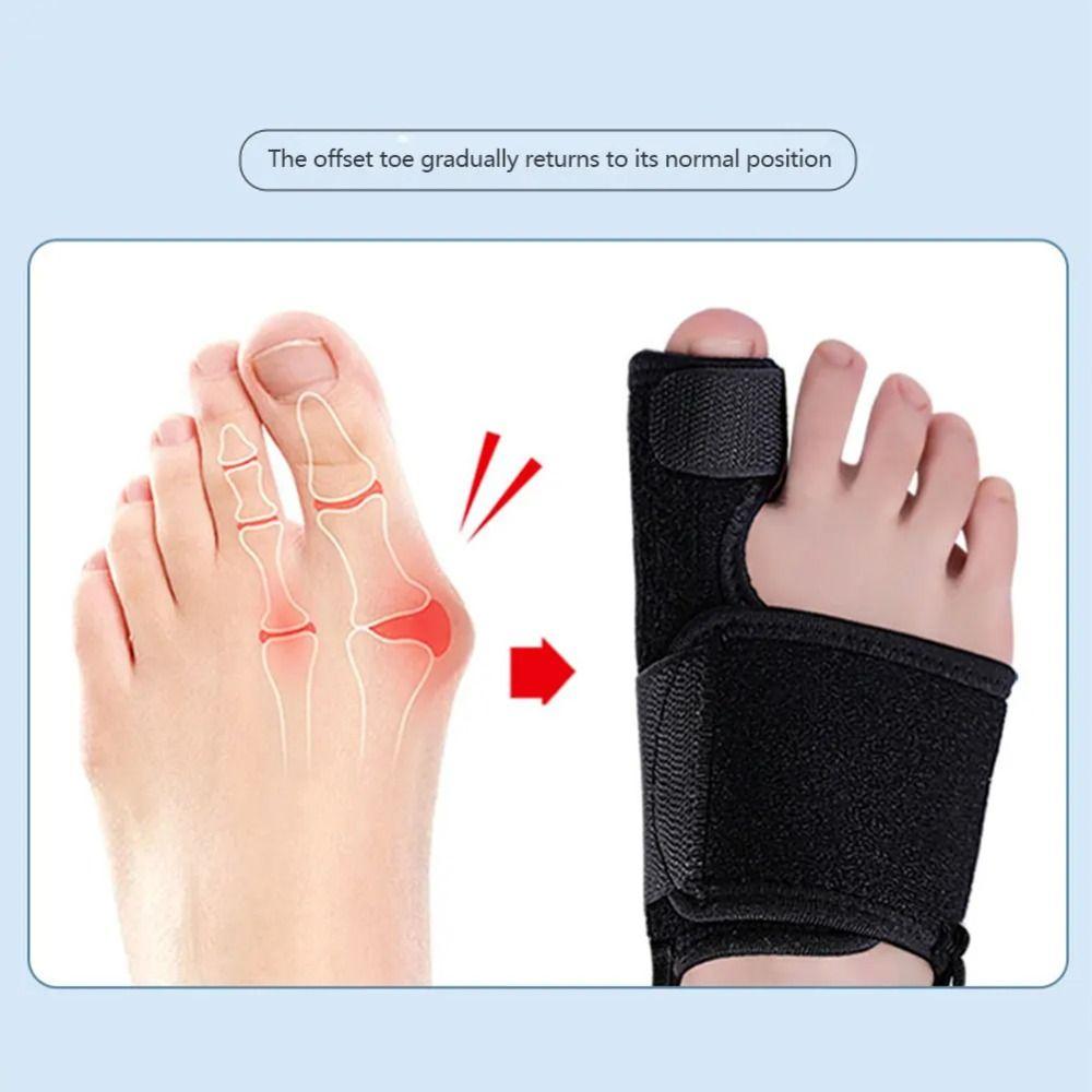 Fixed Big Toe Bunion Protector Adjustable Toe Corrector Durable Toe Separator  Foot Correction