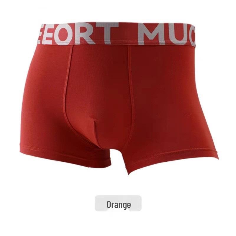 Men's Pure Cotton Antibacterial Boxer Briefs - Comfortable, Breathable, Mid-Rise Shorts