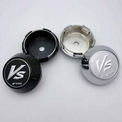 4pcs Car Wheel Center Caps With VS W Work Logo Emblem Wheel Hubcaps Rim Cover High Cap Car Accessories 60mm 64mm 65mm 68mm 69mm