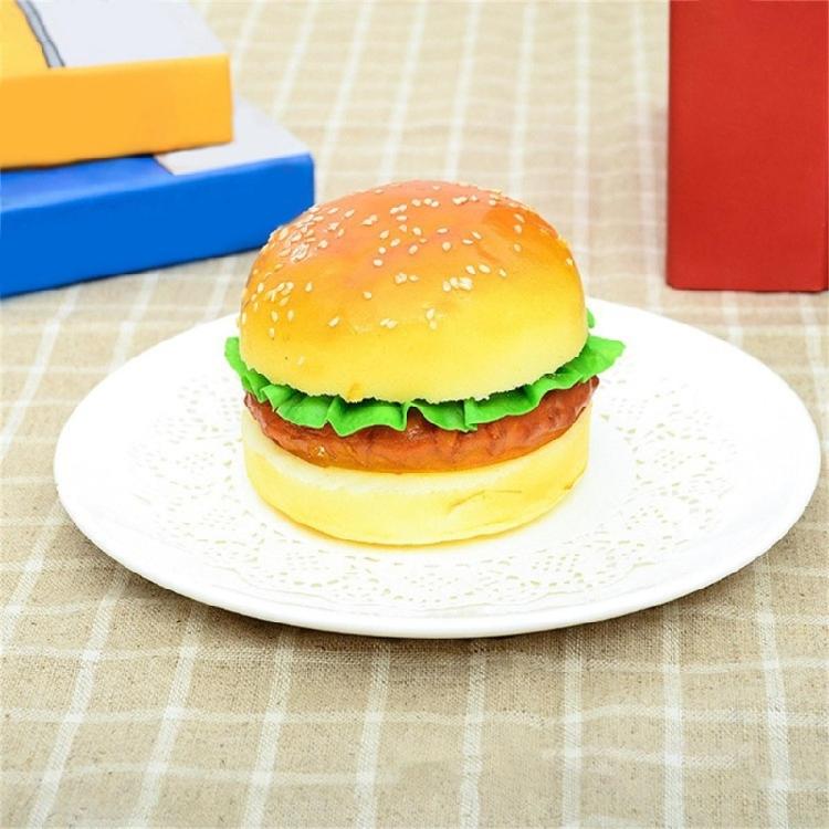 Realistic Hamburger Artificial Dessert Toy Food Cake Decorations for Hamburger