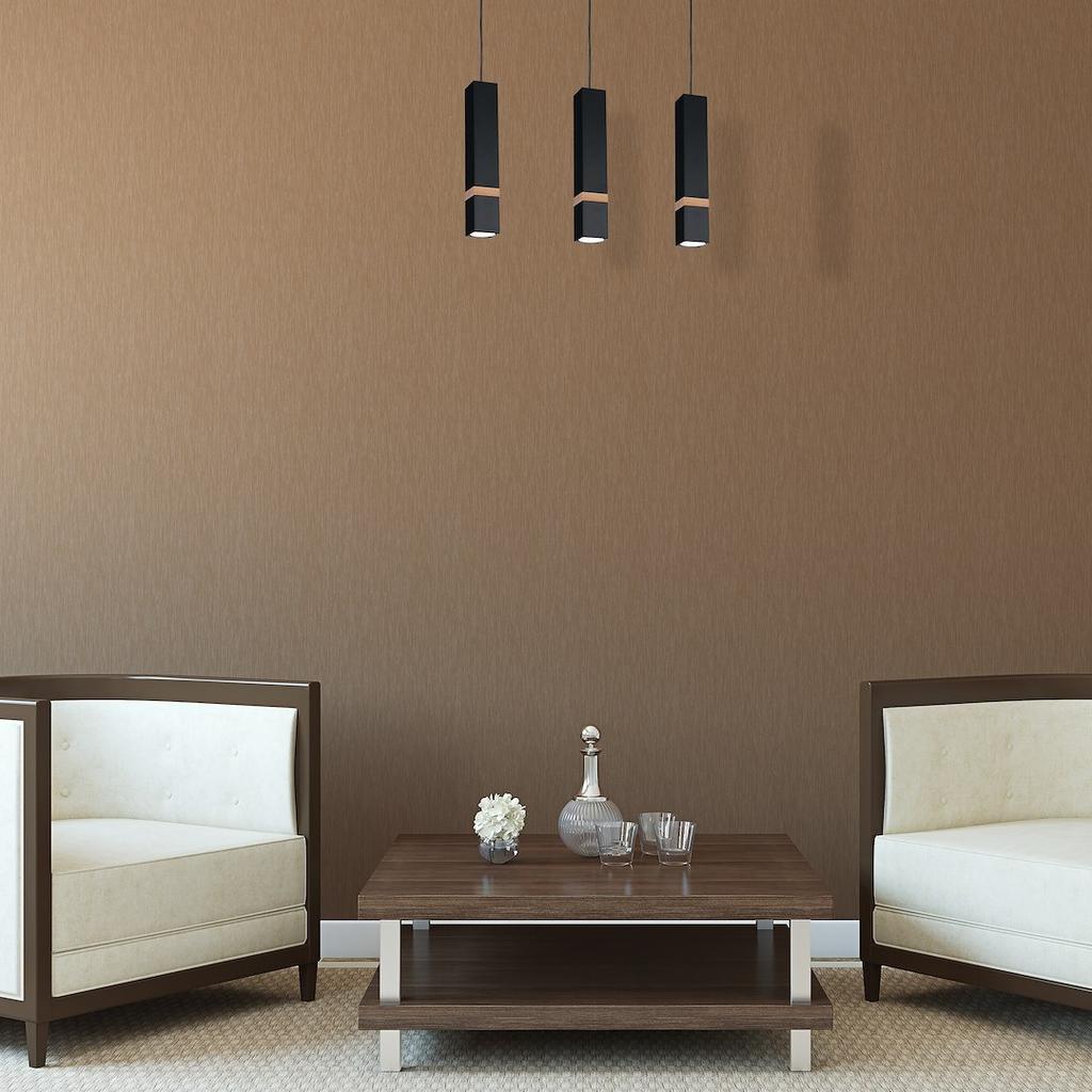 Vidar 3 Pendant Lamp Gu10 Black Wood Milagro Mlp5404