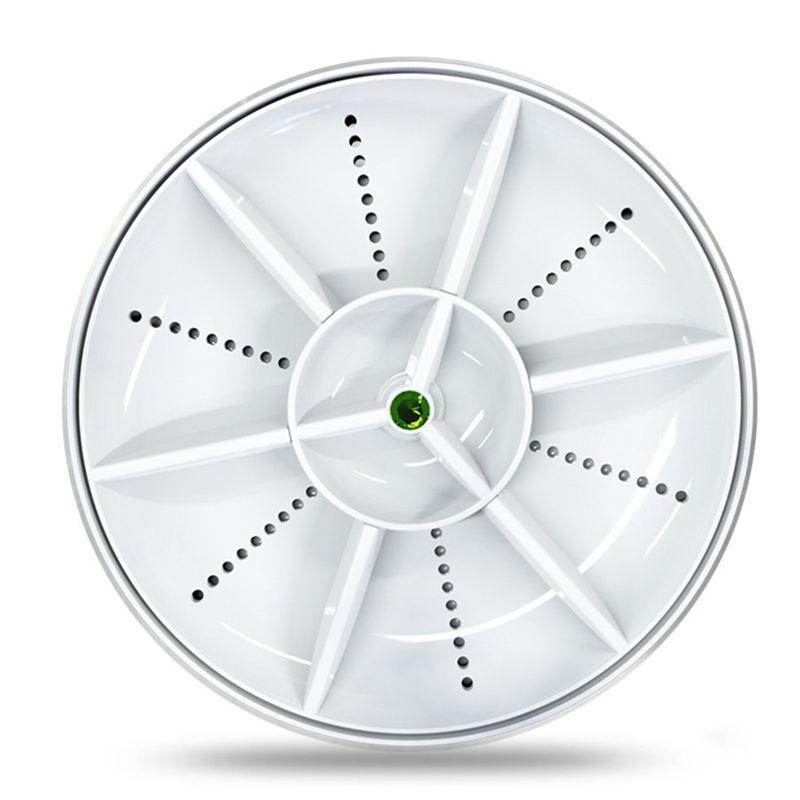 A84X-Ultrasonic Dish Washer Portable Mini Turbo Dishwasher, Vegetable Washing Machine Household Sink Dishwasher Device