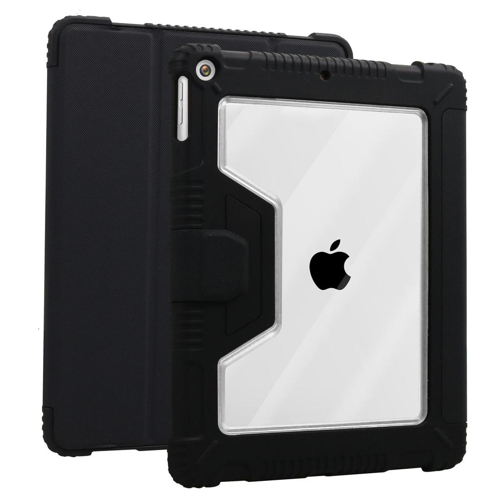 Apple iPad 10.2 Protective Leather Case with Magnetic Stand and Anti-Fall Design for 2019-2021 Models.