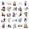50 Frieren: Beyond Journey's End Anime Stickers - Personalized Cartoon Decor for Phone Cases & Suitcases