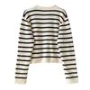 2026 Korean Fashion Sweater Women Cardigans Striped Knitted Female Sweater Winter Short Cardigan Long Sleeve Cardigan Top