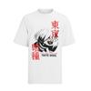 Tokyo Ghoul Ken Kaneki Anime Cosplay Damen Oversize Shirt  Baumwolle