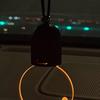 Bulb Car Charm Creative Car Hanging Light with Motion Sensor Rechargeable Retro Rearview Mirror Decoration Warm Glow Ambient Light for Night Driving