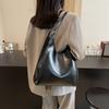 Retro Small Bag Women's New Trendy Fashion Shoulder Bag Texture Underarm Baguette Bag Simple Hand Bag