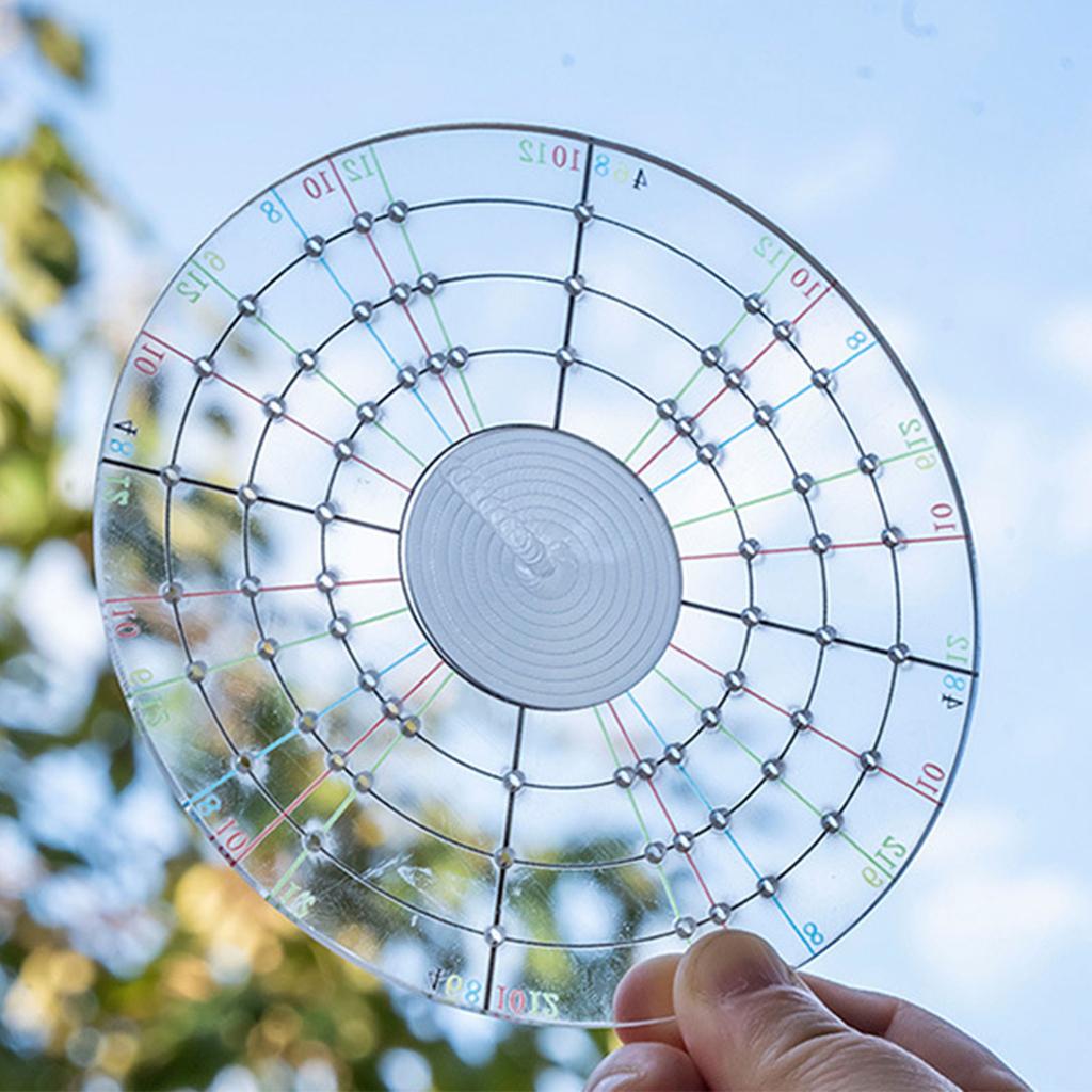 Kreisförmiges Tonkeramik Drehwerkzeug Rotierendes Tonmess- und Trimmwerkzeug Tontonwerkzeug