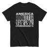 America Was Built By Immigrants T Shirt Distressed B W Political Pro Immigrant Activist