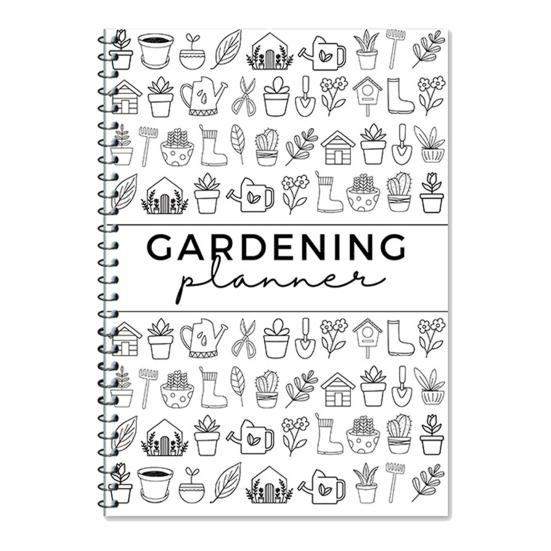 Planner Logbook 12-Month Plant Care/Gardening/Cleaning Notebook Daily Weekly Monthly Schedule Organizer