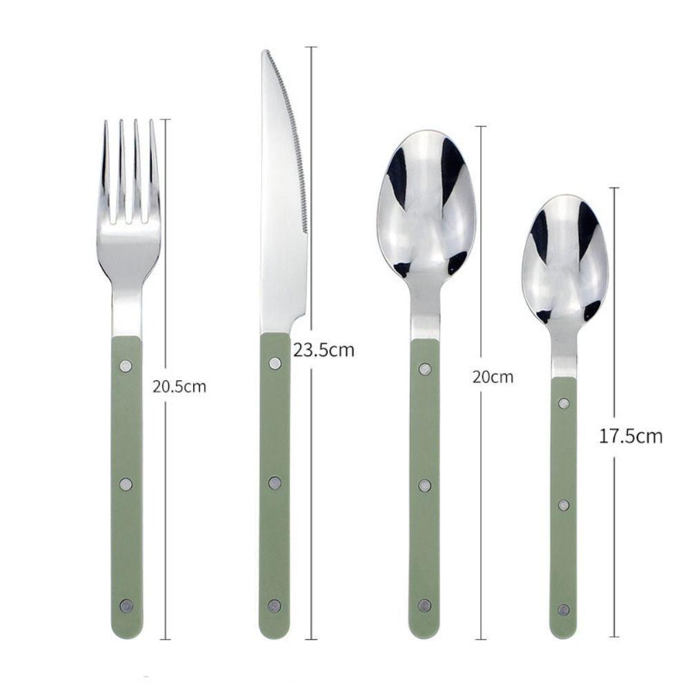 High-quality Dessert Spoon Kitchen Utensils Cutlery Set Portable Dessert Fork