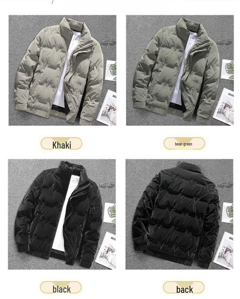 Men's Ultra-Thick Lightweight White Duck Down Jacket - Clearance Winter Style, Wash-Free Outerwear