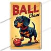 Vintage Cute Dog Themed Metal Tin Sign Retro Funny Puppy Wall Art Decor for Home Pet Shop Man Cave Rustic Iron Painting Plaque